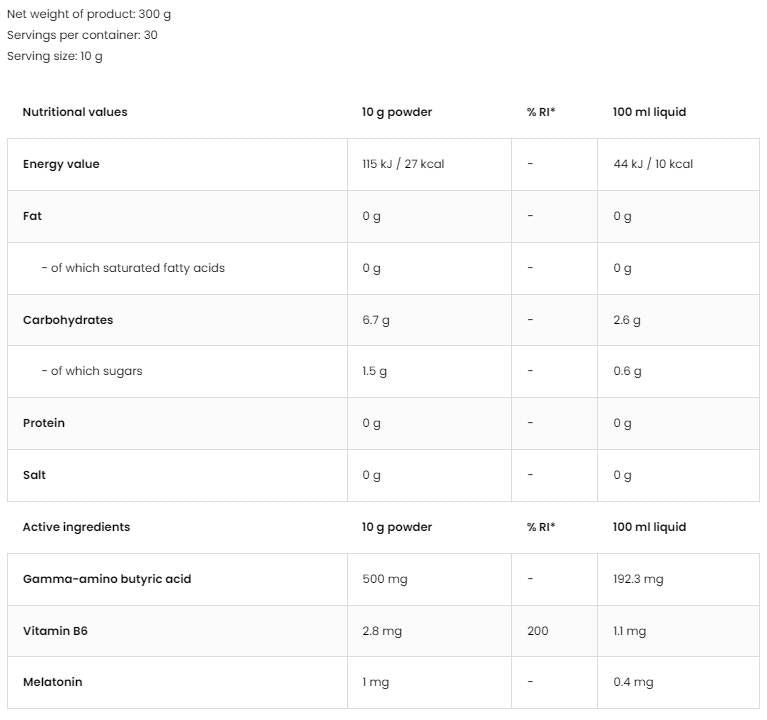 Aqua Kick/Advanced Hydratation - Bonne nuit - 300 grammes