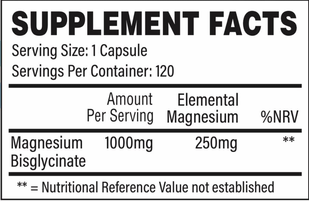 JP Magnésium | comme le magnésium bisglycinate - 120 capsules