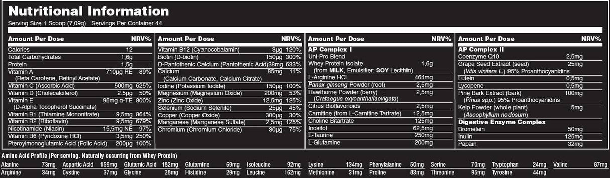 Poudre de pak animal - 344 grammes