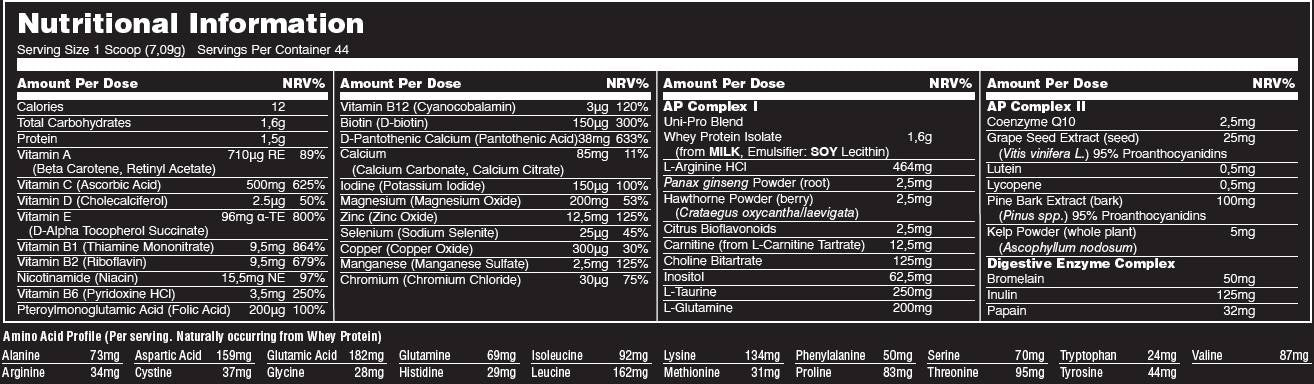 Poudre de pak animal - 344 grammes