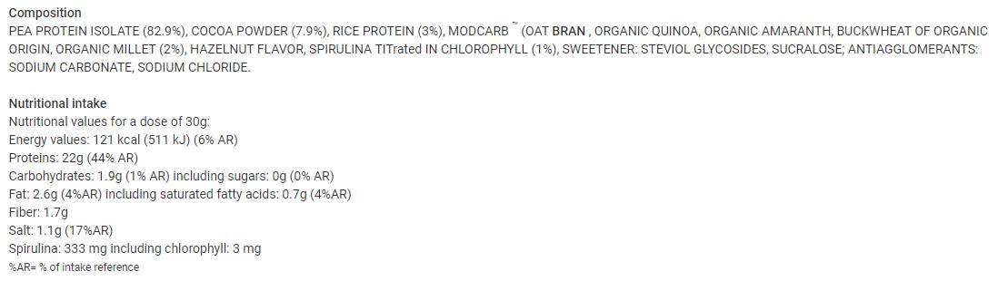 Vegan protéique | Sources TRI - 30 grammes