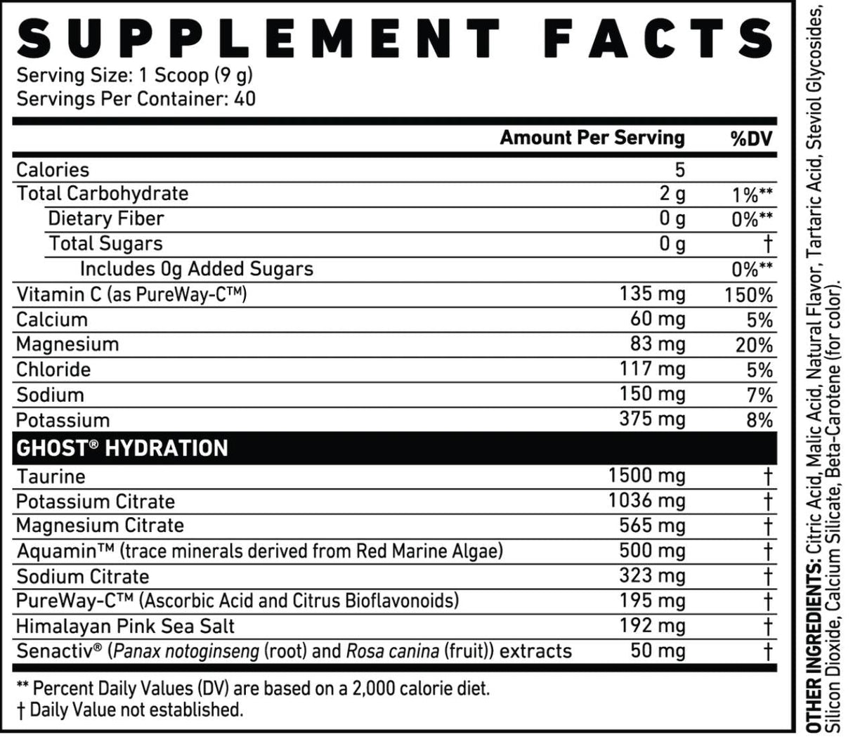 Electrolytes d'hydratation + - 360 grammes