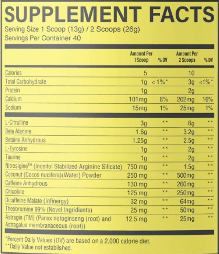 CBUM Thavage Pre-Workout | with Nitrosigine - 520 грама - Feel You