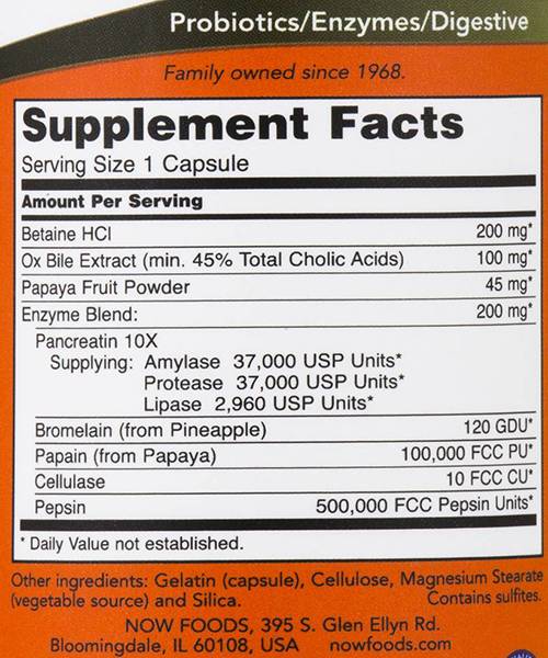 Super enzymes - 90 capsules