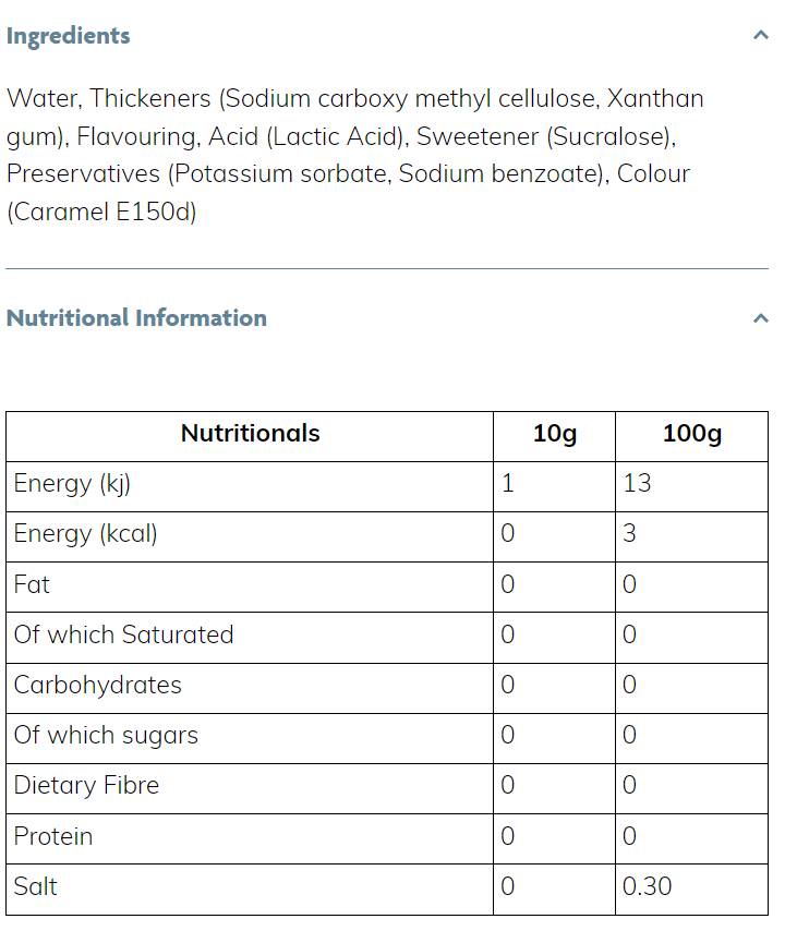 Sirop maigre | Gâteau d'anniversaire - 425 ml