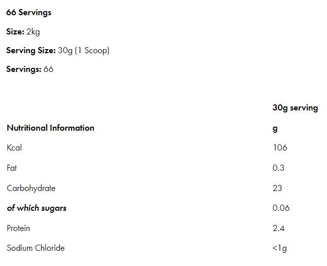 Crème de riz - 2000 grammes
