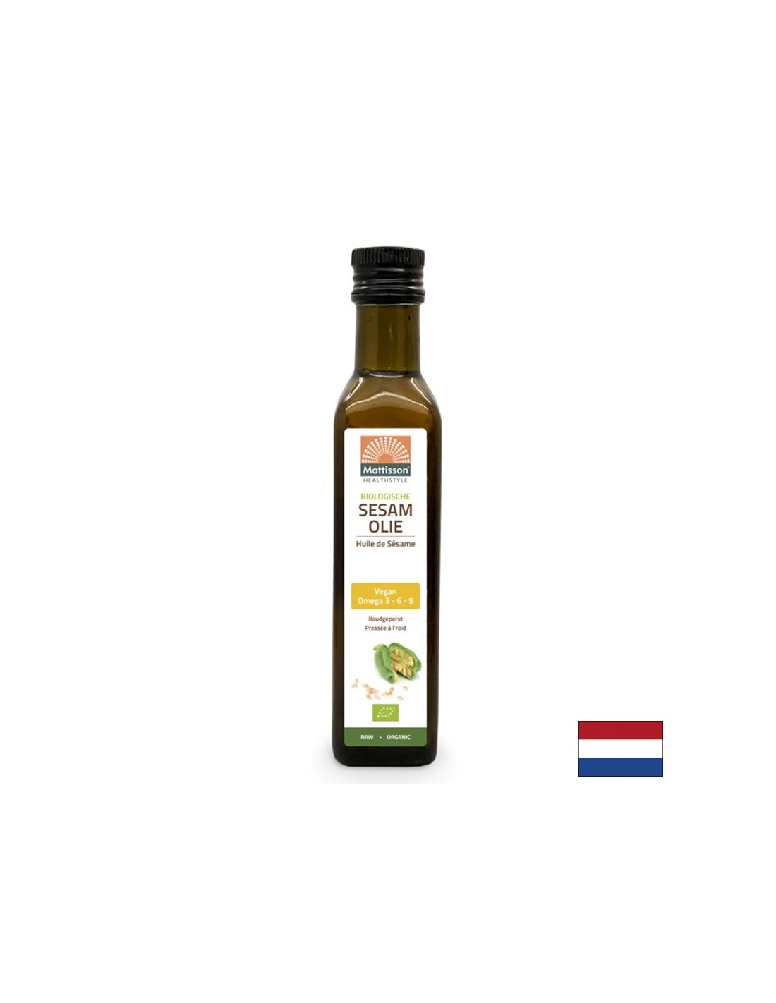 Bio d'huile de sésame (pressé à froid), 250 ml