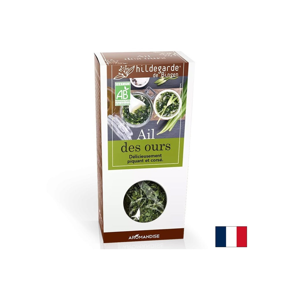Ail sauvage séché pour l'assaisonnement des viandes, sauces et plats, 18 g