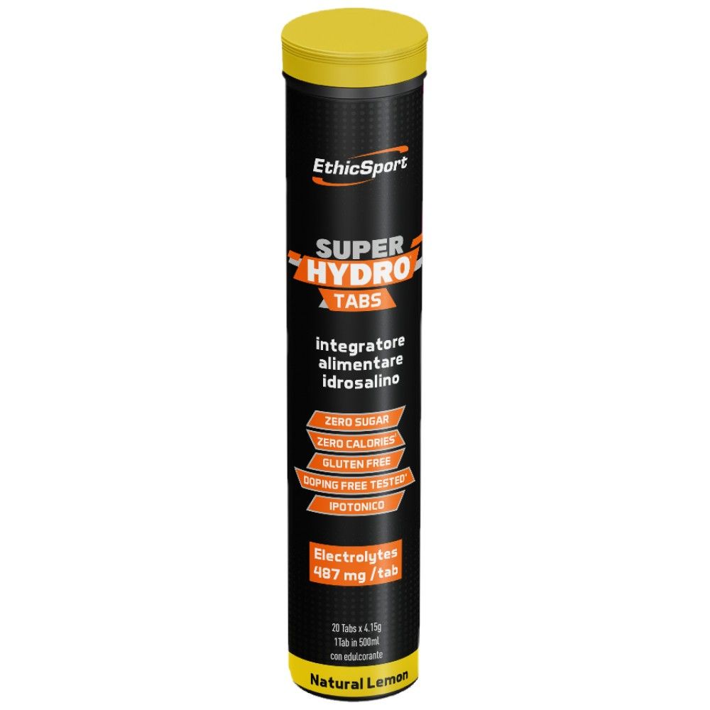 Super Hydro Tabs | Onglets effervescents isotoniques - 20 comprimés solubles