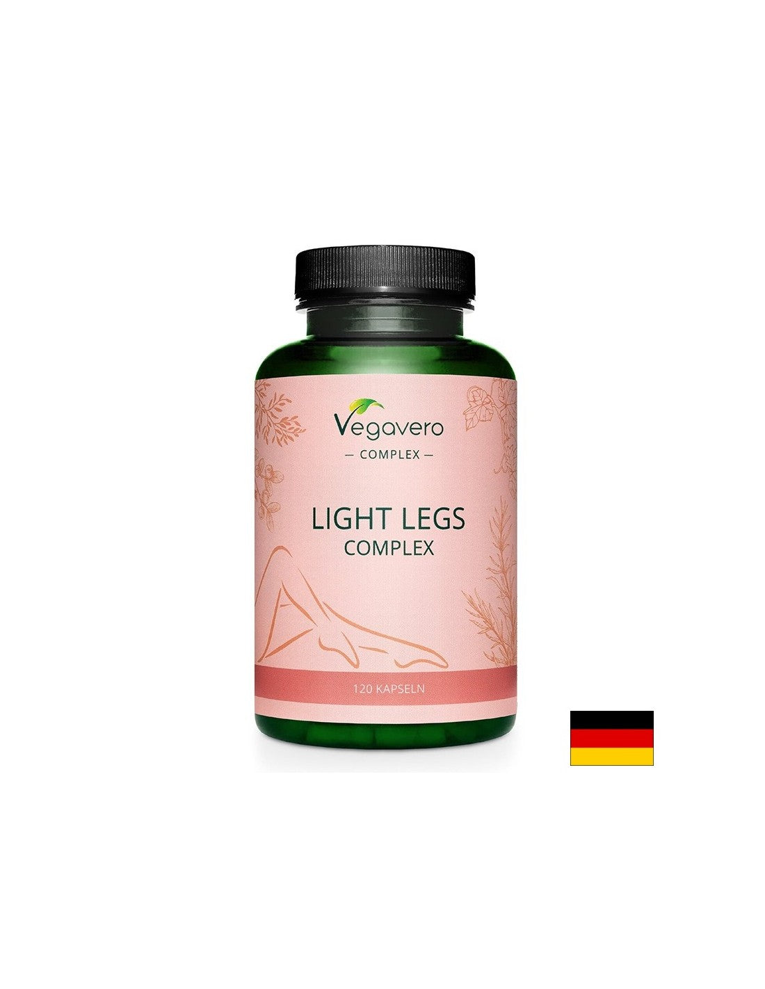 Fatigue et lourdeur des jambes - Complexe Jambes Légères, 120 gélules <tc>Vegavero</tc>