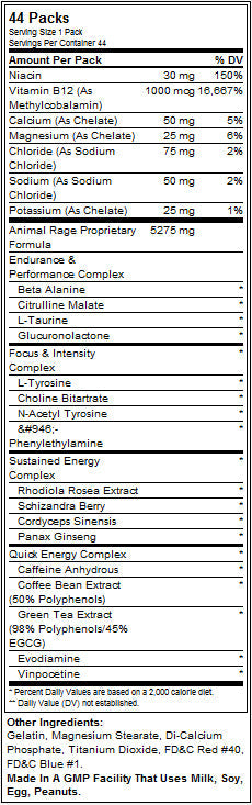 Pack de rage animale 44