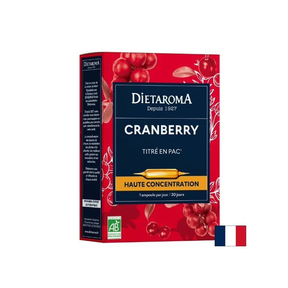 Santé urinaire - Canneberge, 20 ampoules à boire