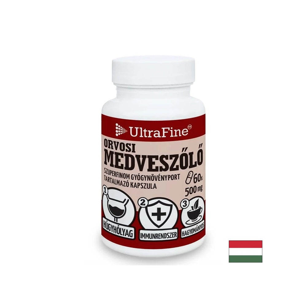 Santé urinaire - Bearberry (feuille), 500 mg x 60 capsules