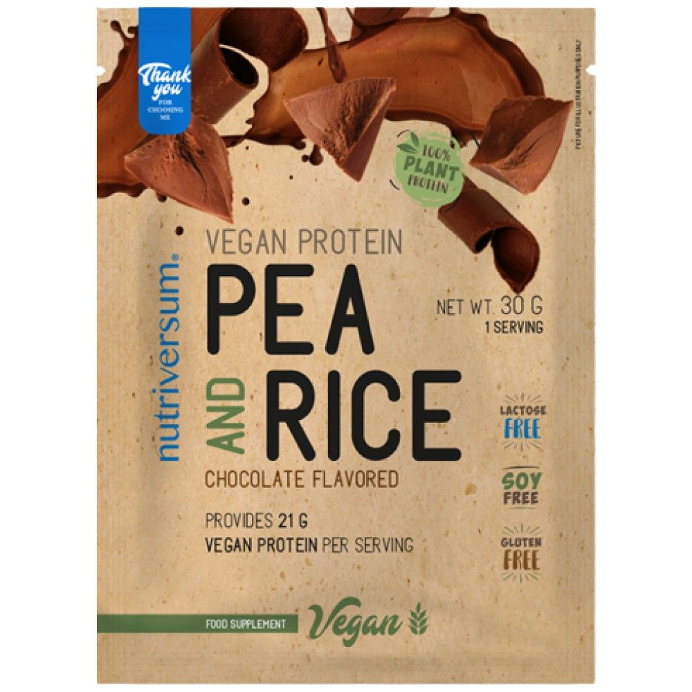 Protéine végétalienne | Pois et riz - 30 grammes