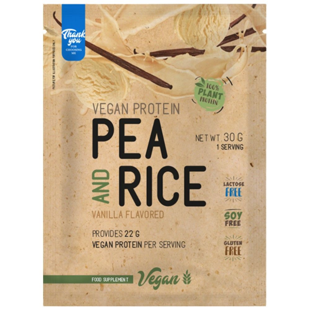 Protéine végétalienne | Pois et riz - 30 grammes