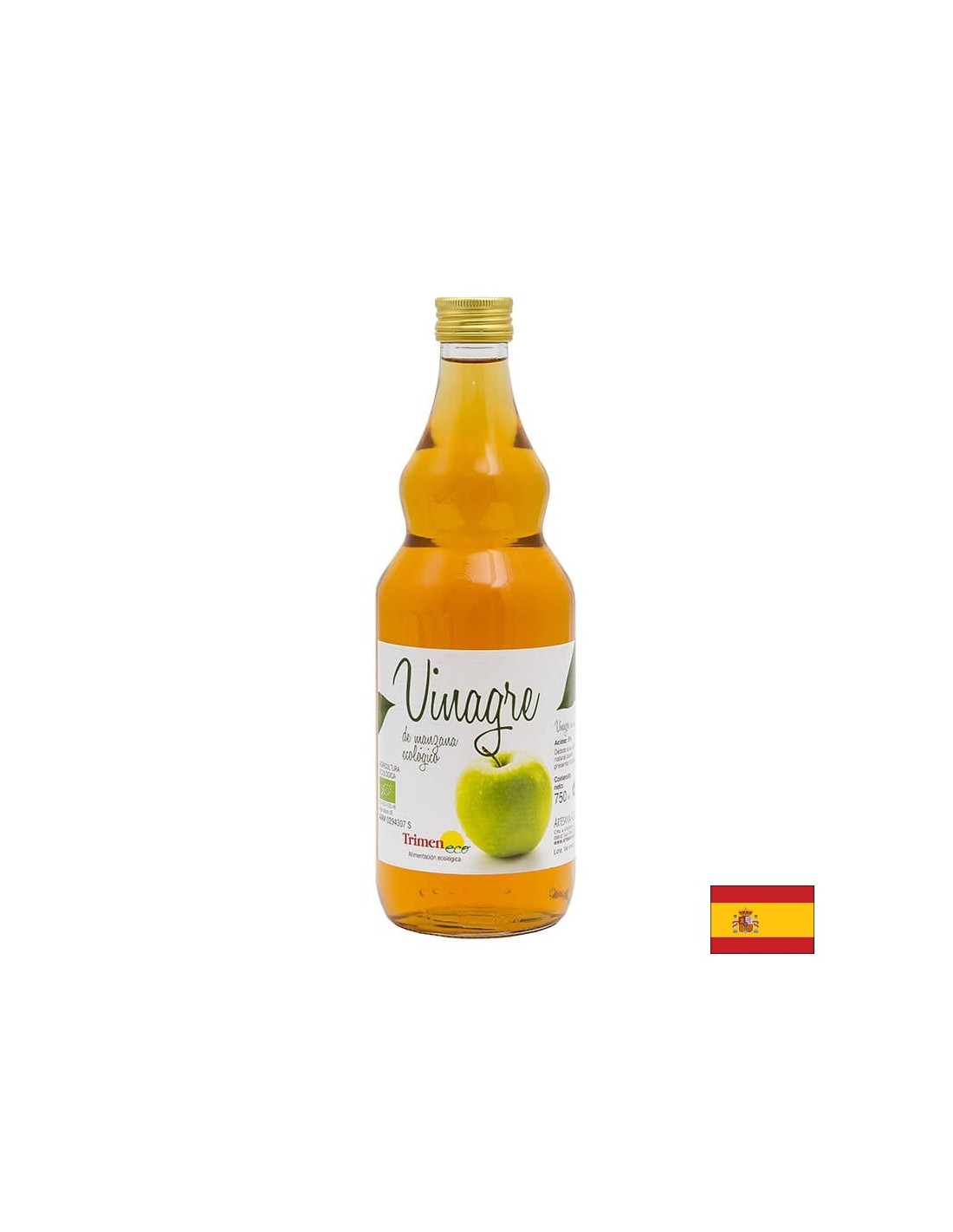 Vinaigre de cidre de pomme organique - Vinagre de Manȝana Ecologica, 750 ml