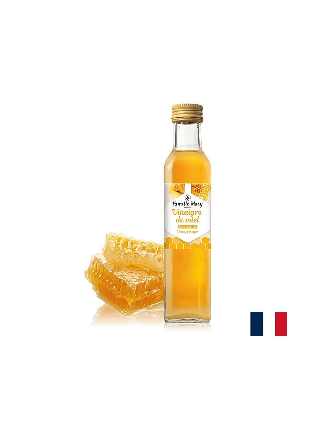 Vinaigre de miel (sans sulfites) - vinaigre de Miel, 250 ml