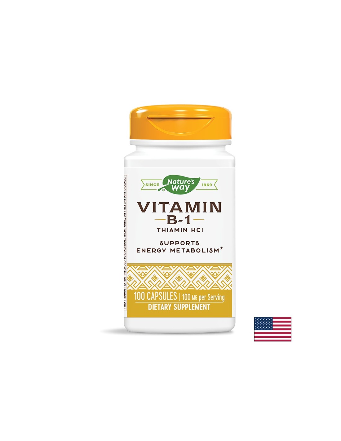 Vitamine B1 100 mg - 100 capsules