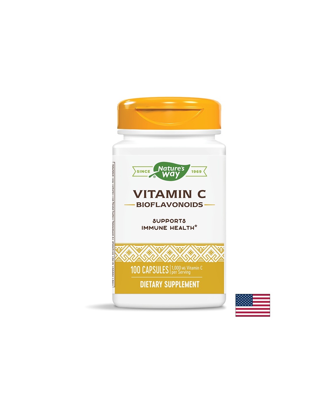 Bioflavonoïdes de vitamine C/Vitamine C et bioflavones 500 mg x 100 capsules Nature's Way
