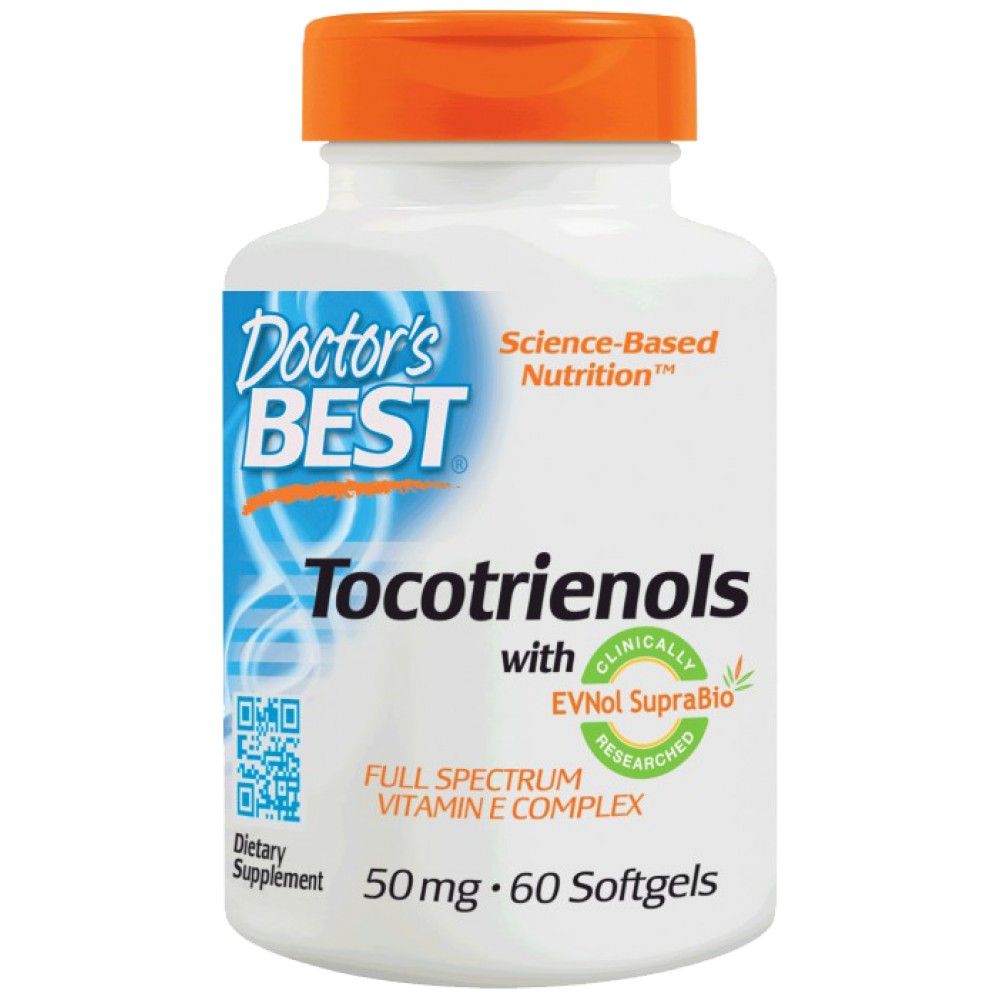 Meilleur complexe Tocotrienols/Vitamine E 50 mg - 60 capsules de gel