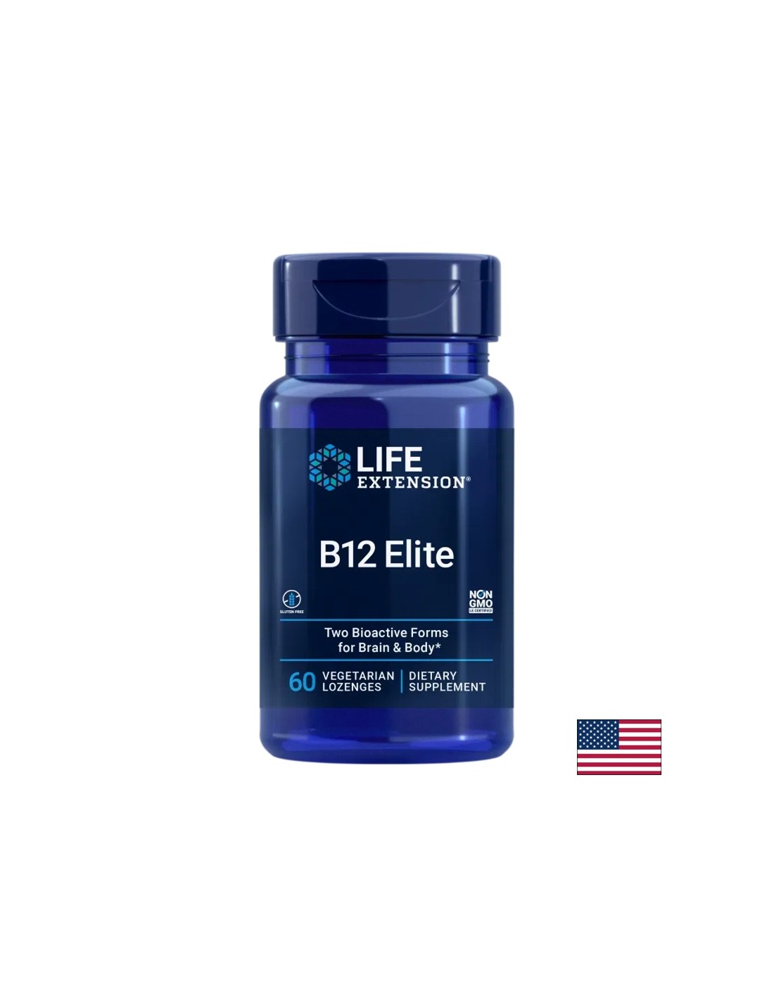 Vitamine B12, 1000 µg (5'-désoxyadénosylcobalamine, méthylcobalamine), 60 passes