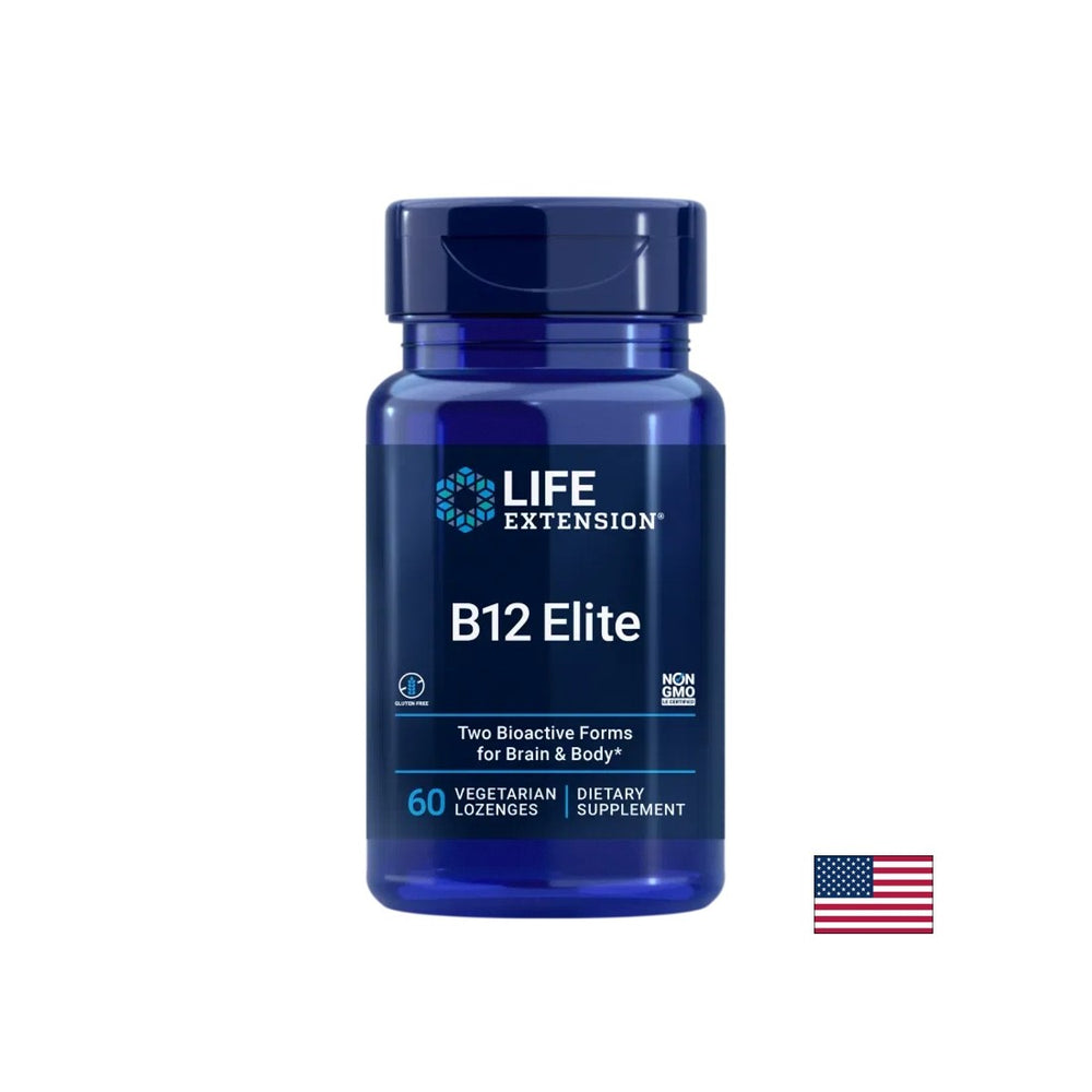 Vitamine B12, 1000 µg (5'-désoxyadénosylcobalamine, méthylcobalamine), 60 passes