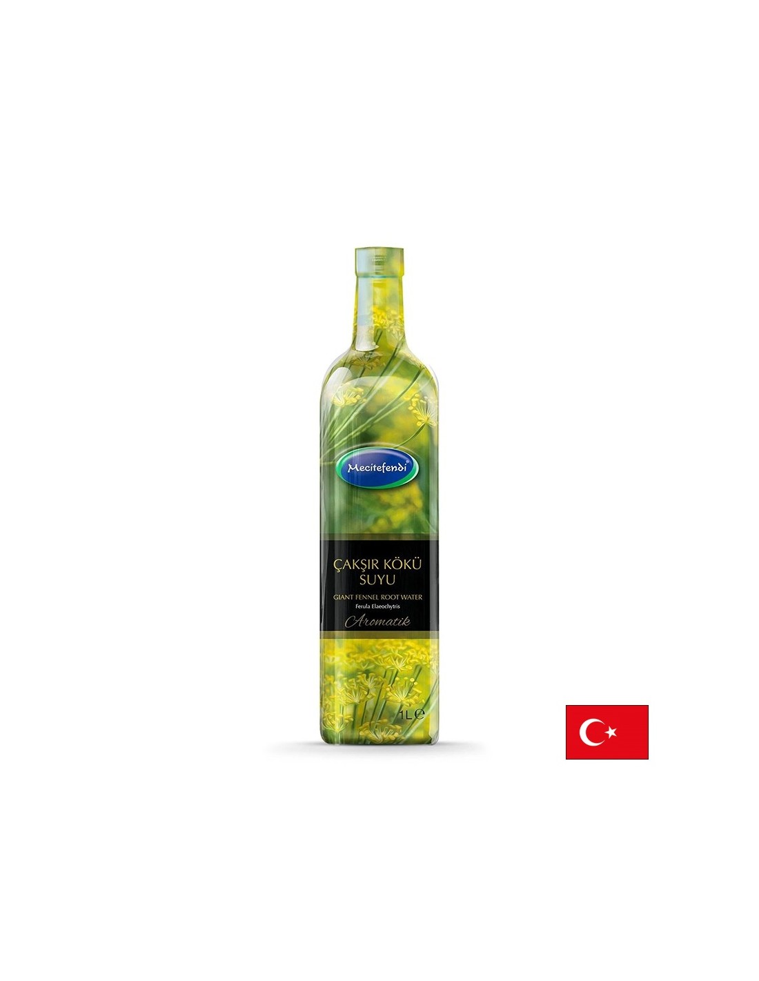 Eau aromatique de fenouil géant - pour l'inconfort de gaz et d'estomac, 1 litre, 20 doses