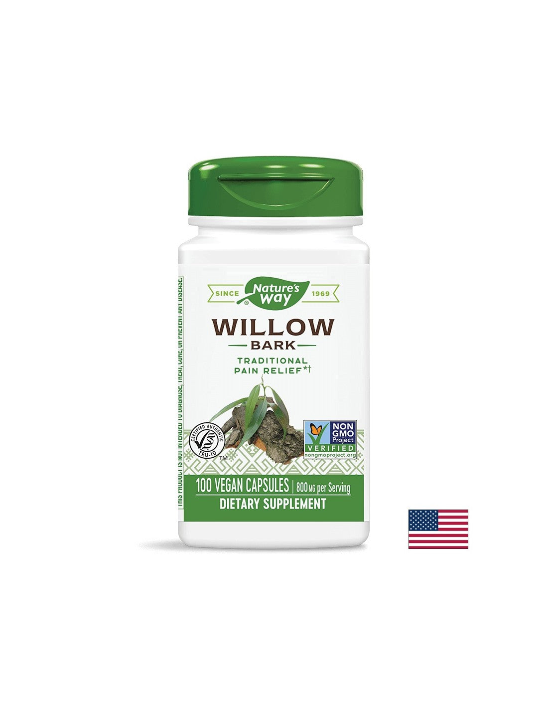 Willow Bark 400 mg - 100 capsules
