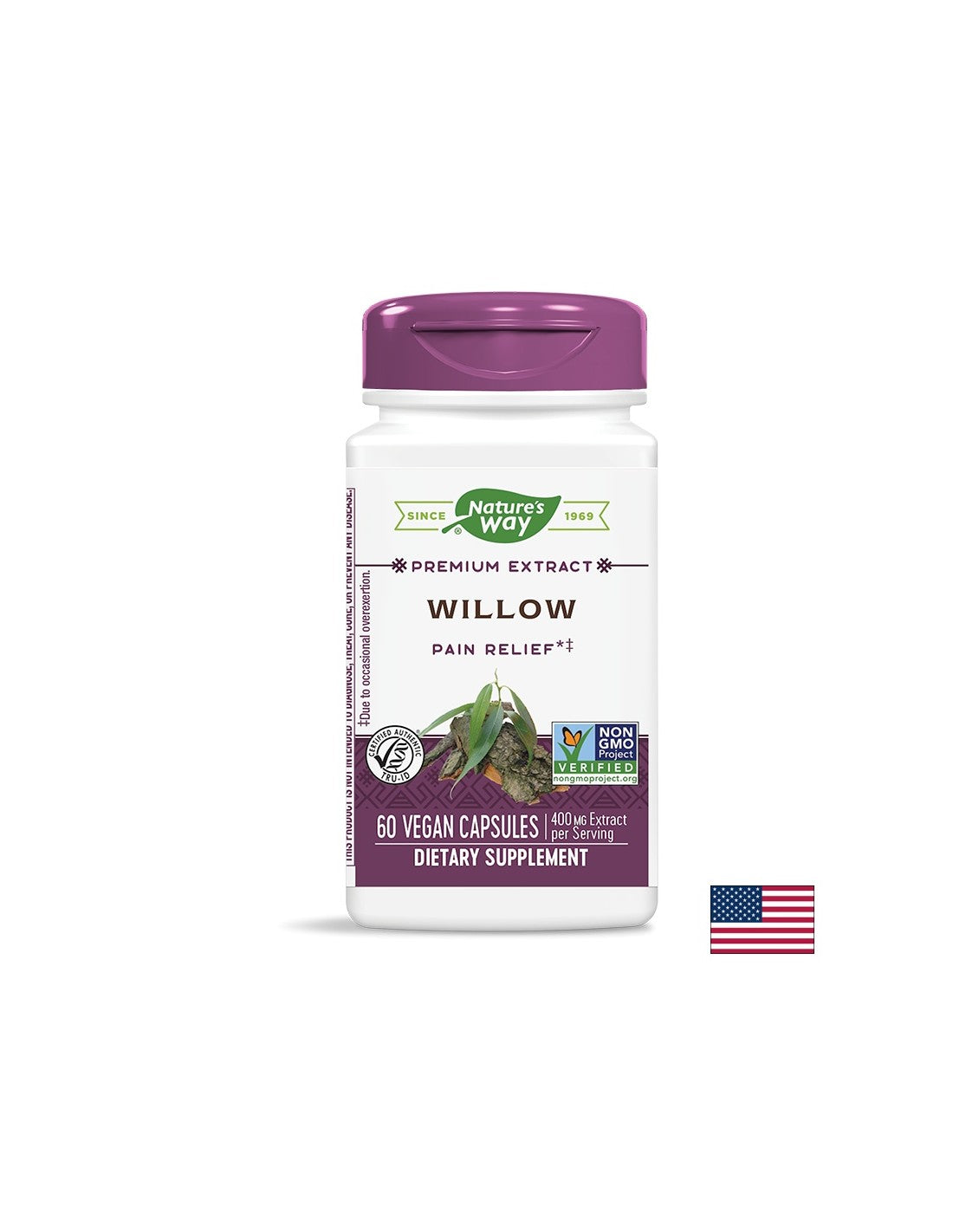 Willow 400 mg - 60 capsules