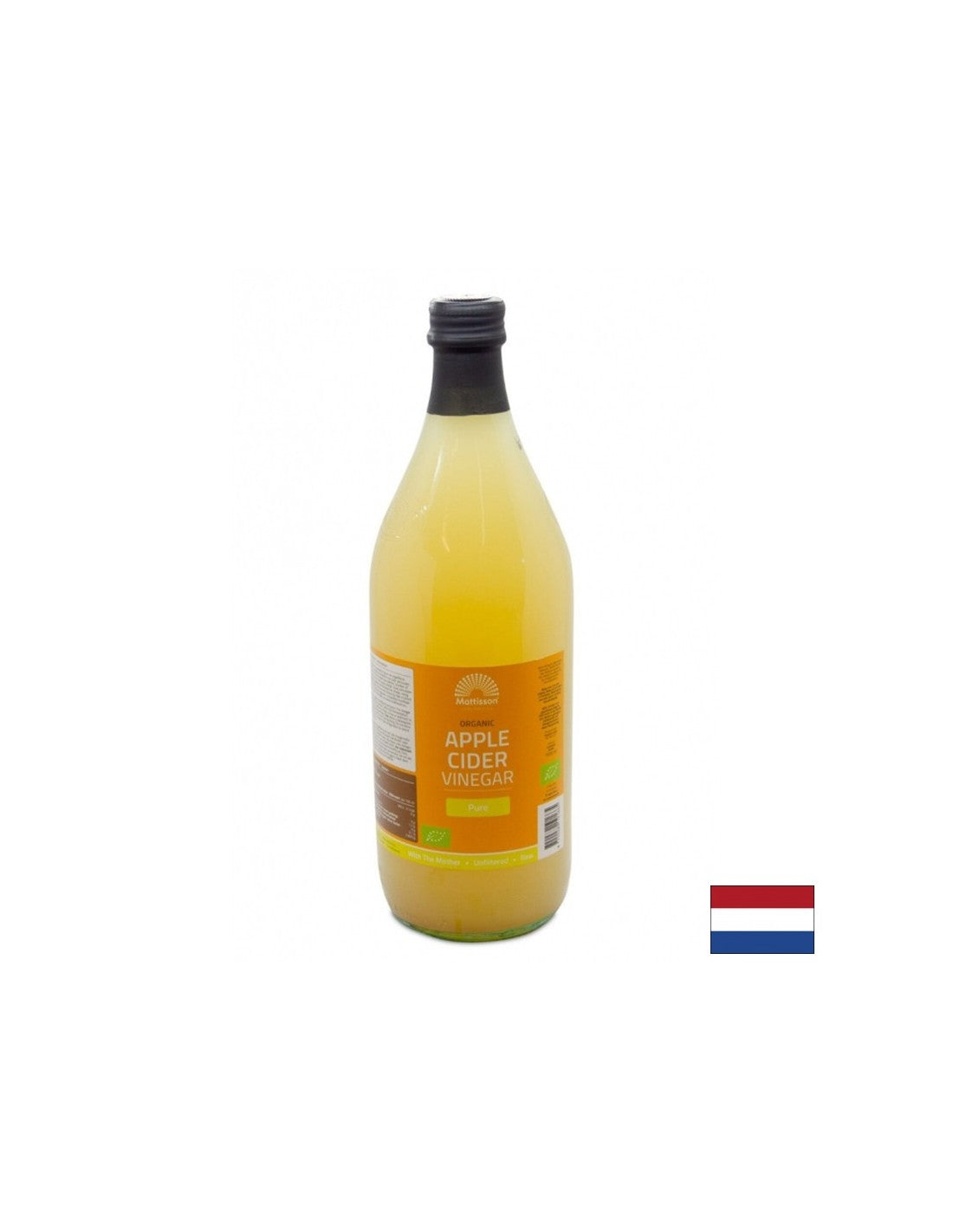 Vinaigre de cidre de pomme - non filtré, biologique, 1 L
