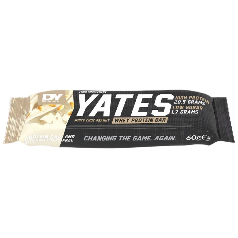 Yates Whey Protein Bar | Pas de sucre - 60 grammes