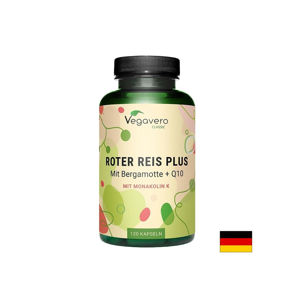 Heart Health - Riz rouge (levure) + bergamote et coenzyme Q10, 120 capsules