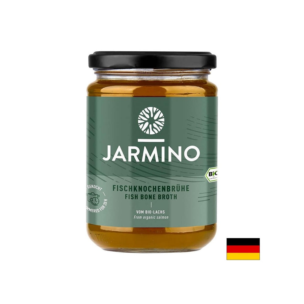 Bio de bouillon d'os de poisson - (avec épices, légumes et sel de roche), 350 ml