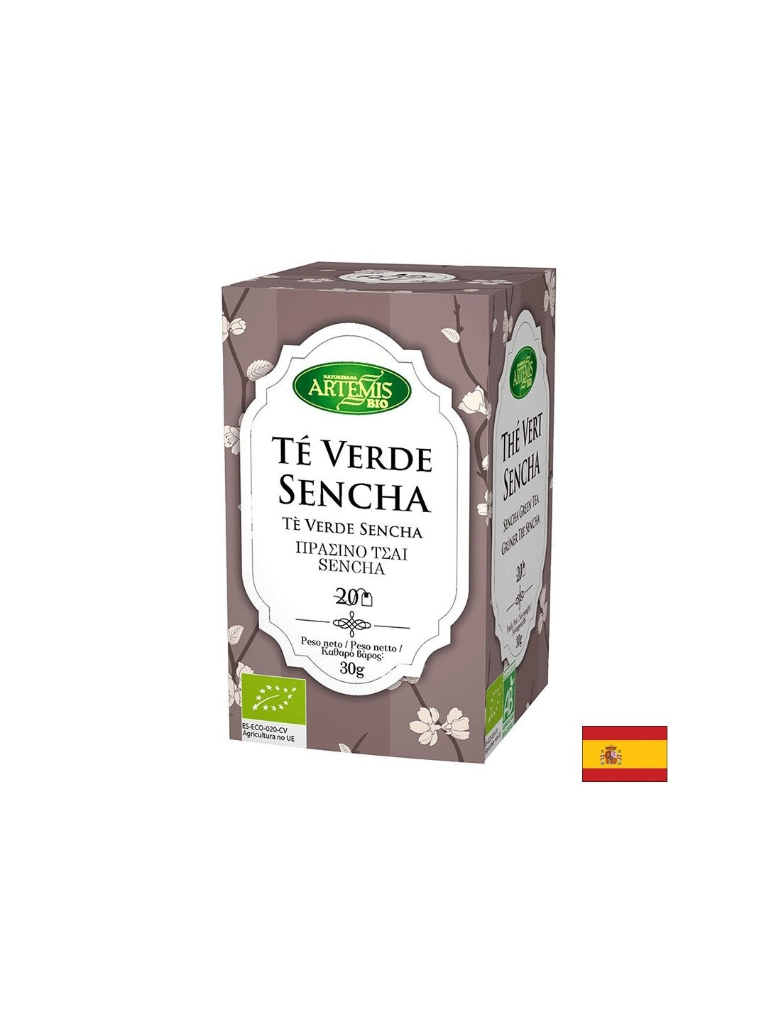 Bio Sencha à thé vert, 20 sacs de filtre