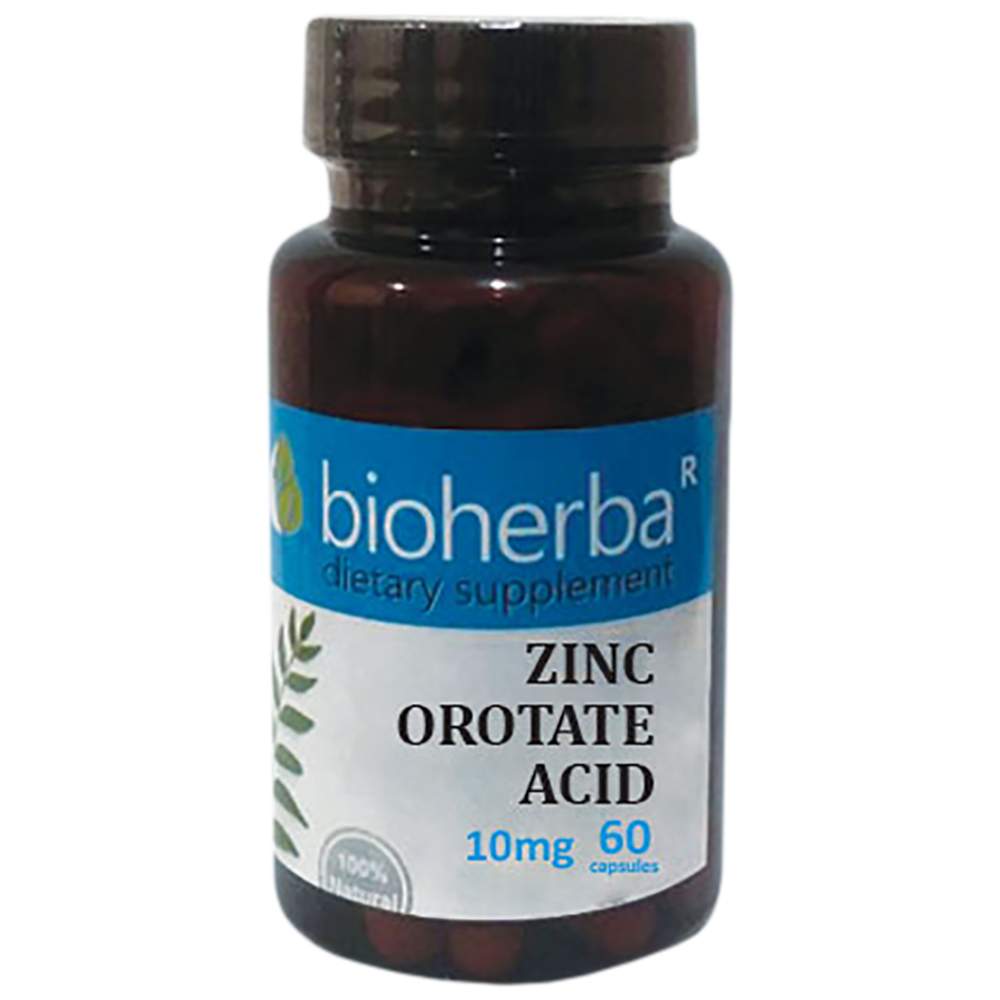 Acide orotate de zinc 10 mg - 60 capsules