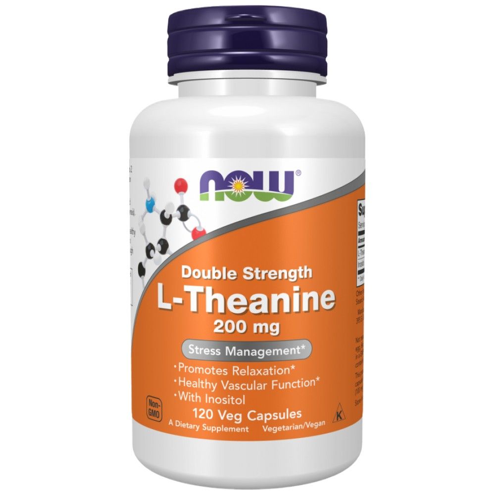 L-théanine 200 mg/double résistance - 120 capsules