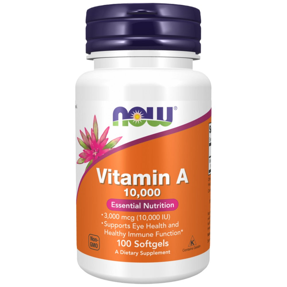 Vitamine A 10000 UI - 100 capsules de gel