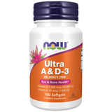 Ultra A & D-3 | Vitamine A 25 000 et vitamine D 1000 UI - 100 capsules de gel