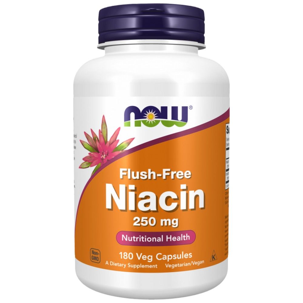 Niacine sans rinçage 250 mg - 180 capsules