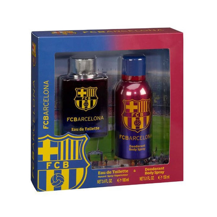 FC Barcelone Eau de Toilette Spray 100 ml Set 2 pièces