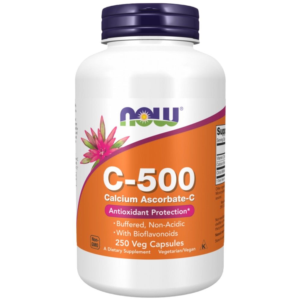 Vitamine C-500 | Calcium Ascorbate-C - 250 capsules