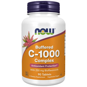 Vitamin C-1000 Complex - Buffered with 250 mg Bioflavonoids - 90 Tablets - Nutra Best Europe