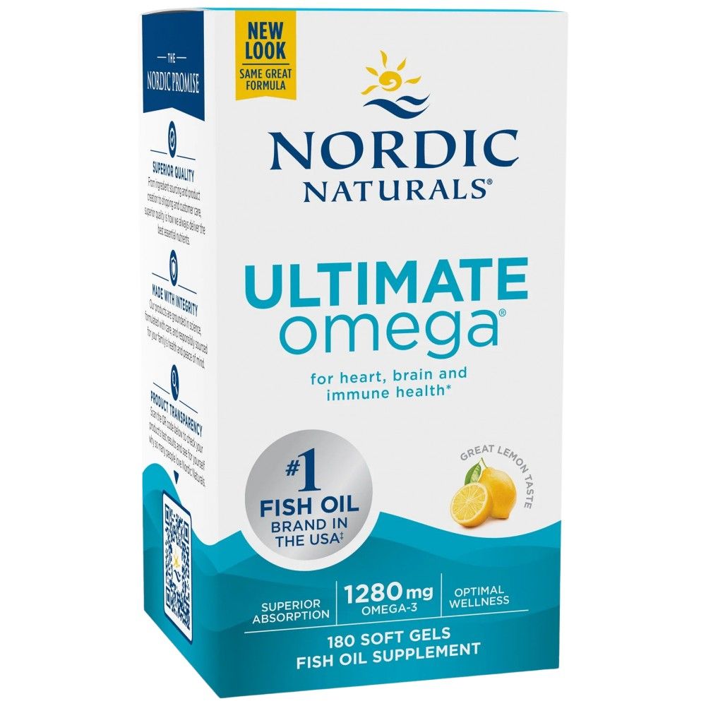 Omega ultime 1280 mg - 180 capsules de gel