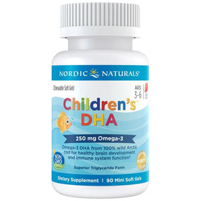Children's DHA 250mg - 90 Gel capsules - Nutra Best Europe