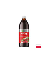 Jus de l'aubépine avec camu camu et vitamine C - Système de cœur et nerveux, 1 litre, 20 ou 40 doses