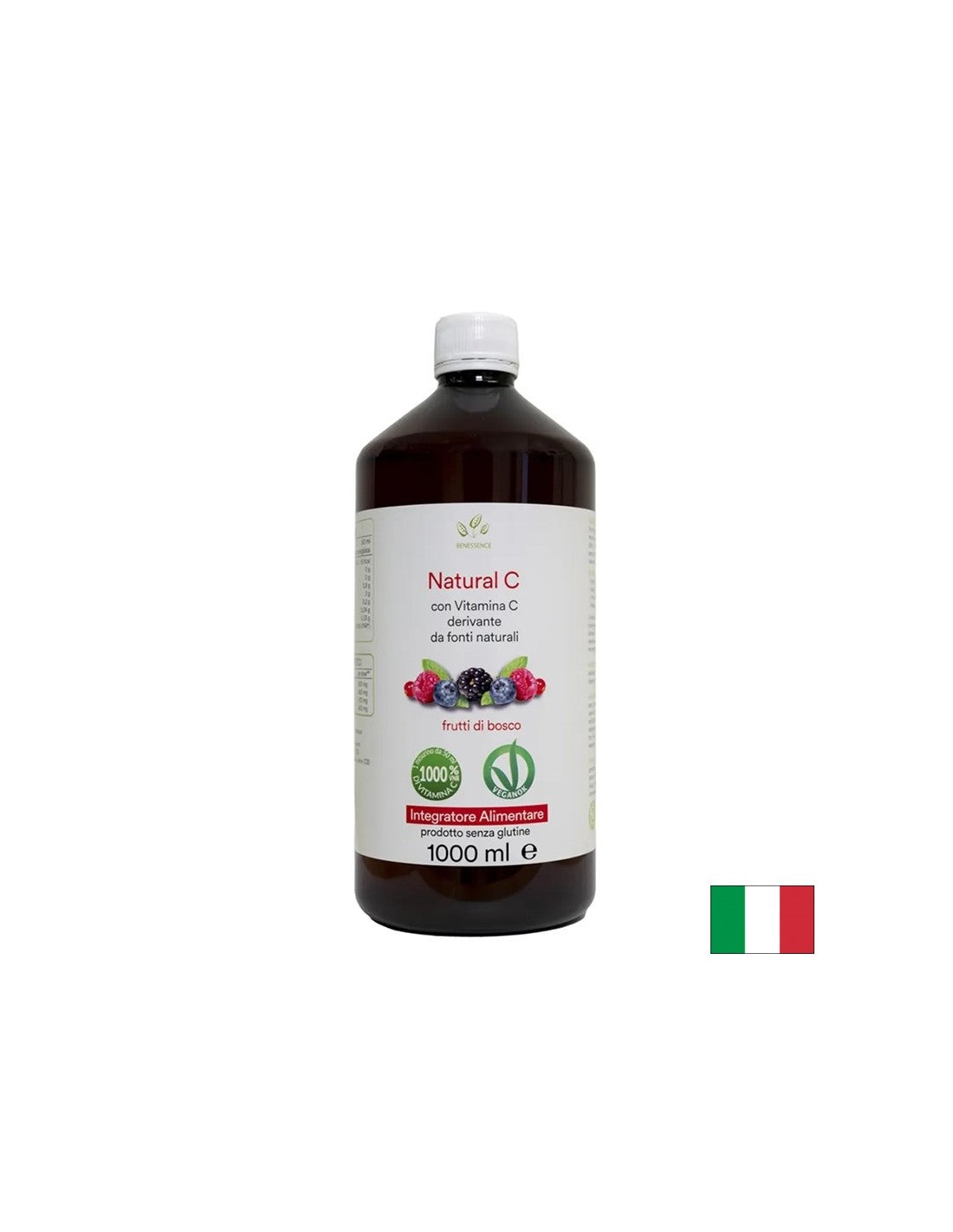 Jui de baies + acerola et rosehip (Vit. C) - Immunité et énergie, 1 litre, 20 doses