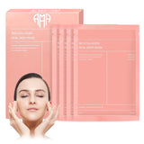 Masque facial coréen avec bio-collagène, acide hyaluronique, céramides et peptides - 1 boîte (4 pièces)