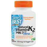 Meilleure vitamine naturelle K2 MK-7 100 MCG - 60 capsules