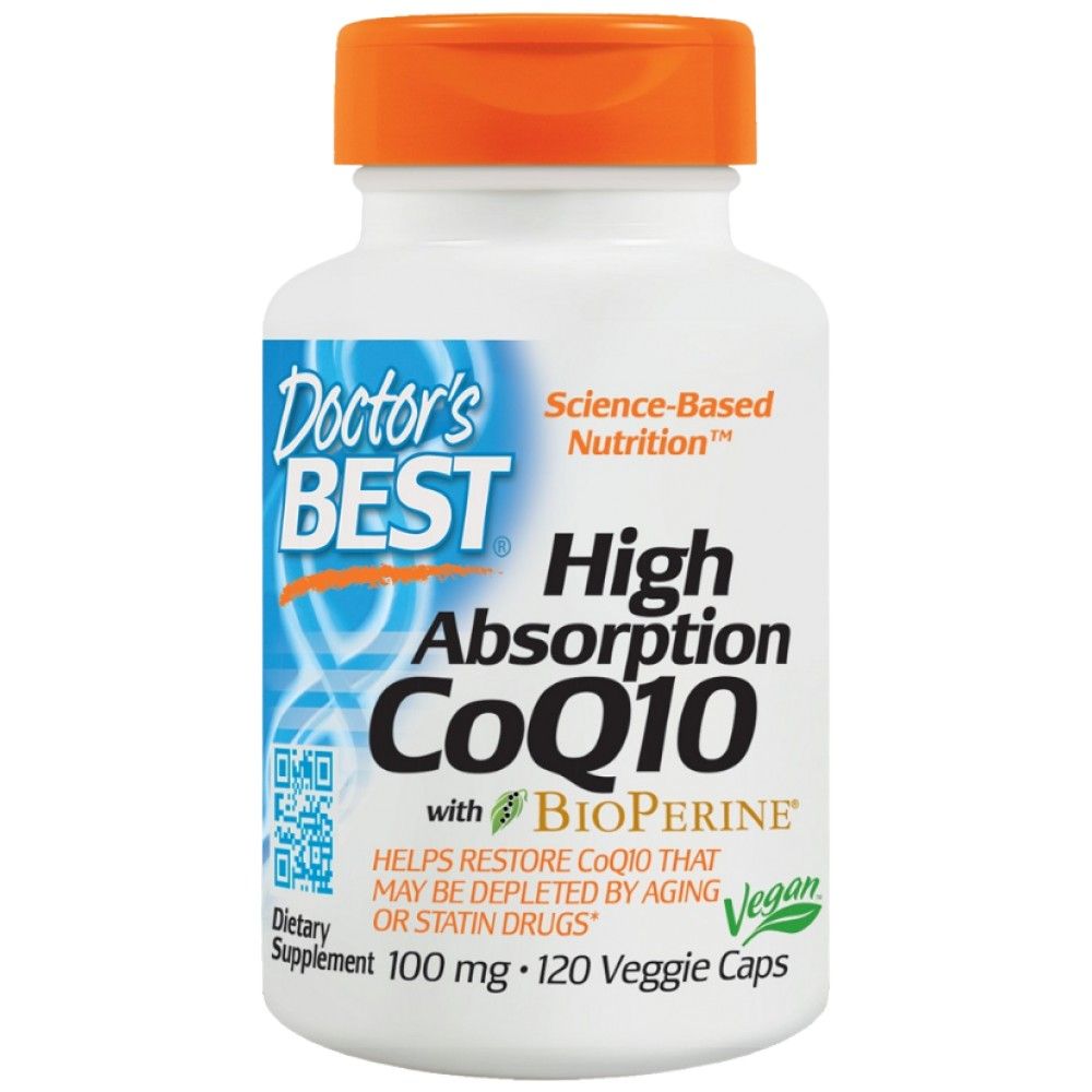 Meilleur COQ10 avec Bioperne 100 mg - 120 capsules