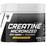 Créatine micronisée 200 maille + taurine | Poudre monohydrate de créatine de haute qualité - 200 grammes